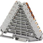 Phoenix Contact 3270137 skratovacia prepojka 8.3 mm pružinová svorka sivá 10 ks; 3270137