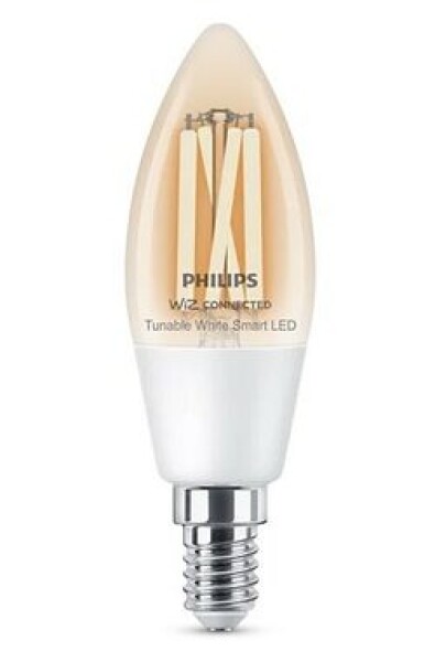 Philips SMART filament E14 4.9W biela / múdra LED žiarovka / 470 lm / 2700 - 6500 k / stmievateľná (929003017621)