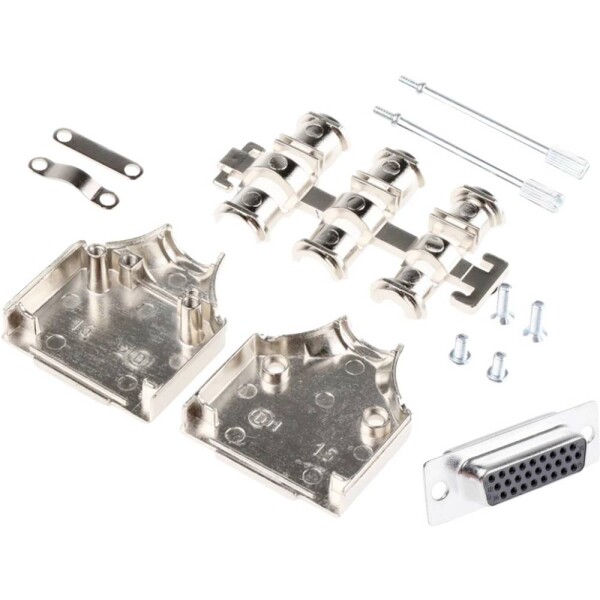 MH Connectors MHDM15-HD26FS-K sada D-SUB kolíkové lišty 180 ° Pólov: 15 spájkovaný 1 ks; MHDM15-HD26FS-K