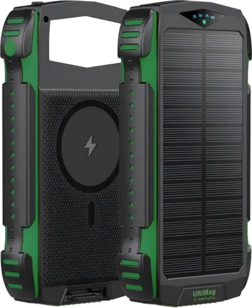 4smarts TitanPack Rugged UltiMag 20000mAh čierno-zelená / Powerbanka / 20000 mAh (4252011904228)