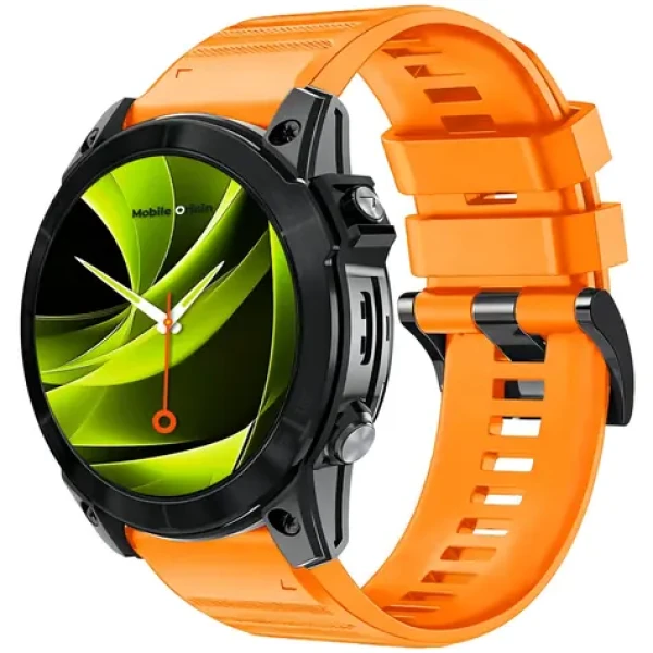 Mobile Origin Easy Strap Silicone Watch silikónový remienok pre Garmin QuickFit 22mm oranžová (MO-ESS-22-ORG)