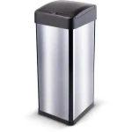 Lamart LT8107 nerez, plast / Bezdotykový odpadkový kôš / 50 l / senzor pohybu / USB napájanie (8590669386406)