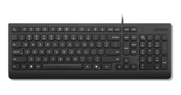 Lenovo Essential Wired Keyboard čierna / Klávesnica / Drôtová / USB-A / US (4Y41R64672)