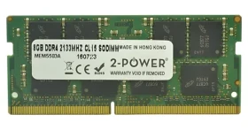 2-Power 8GB / Pamäťový modul / DDR4 SO-DIMM / 2133MHz / CL15 / Non-ECC (MEM5503A)