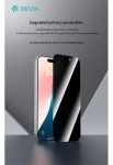 Devia Van Series Privacy čierna / Ochranné sklo / Privacy filter / Apple iPhone 16 / iPhone 15 (6942297115569)