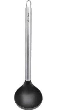Lamart LT3985 nerez-čierna / Naberačka / Nylon / Nerezová rukoväť / Do 210 ° C / Do umývačky riadu / 32 cm (42003247)