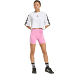 Dámske šortky adidas Essentials 3-Stripes High Waisted Biker shorts pink KT1625 women M
