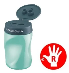 STABILO® EASYsharpener Orezávatko pre pravákov tmavo zelené (143895)