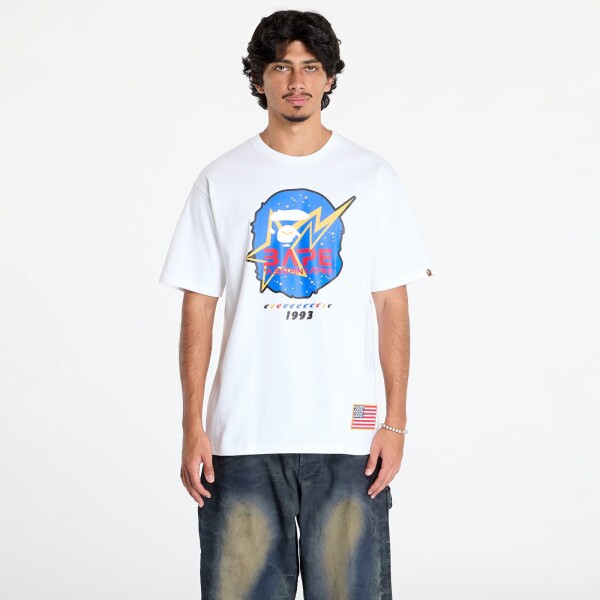 Tričko A BATHING APE Space Ape Head Tee White S