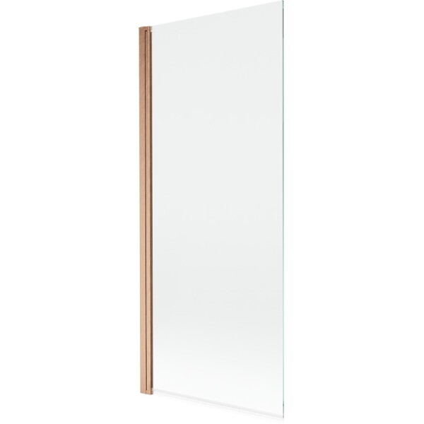 MEXEN - MIST vaňová zástena 80x150 cm 6mm 1-s, meď kartáčovaná, číra 8A9-080-001-65-00