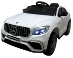 Mamido Elektrické autíčko Mercedes GLC63s biele s pohonom 4x4 a koženými sedadlami