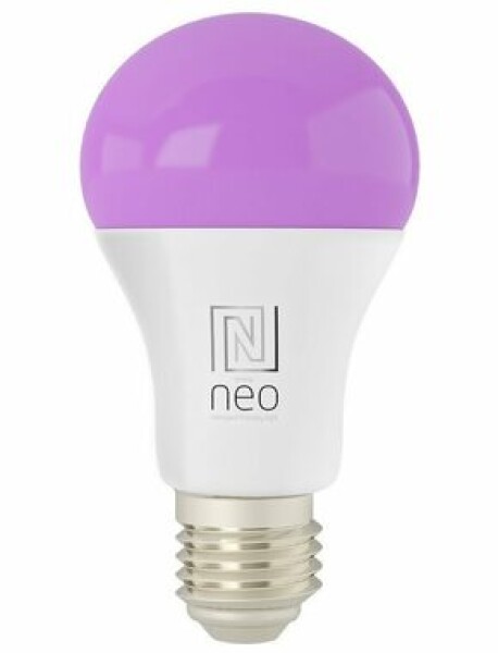 IMMAX NEO LITE SMART žiarovka LED E27 11W RGB+CCT farebná a biela / stmievateľná / Wi-Fi / TUYA (07733L)