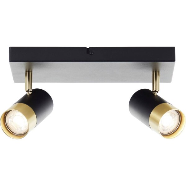 Brilliant G03413/86 Deckenleuchte 33cm stropné svetlo GU10 Čierna/piesková, zlatá (matná); G03413/86