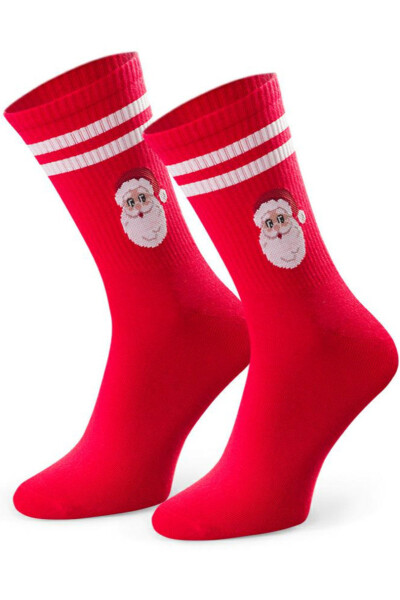 PÁNSKE VIANOČNÉ PONOŽKY 136 Červená 44-46