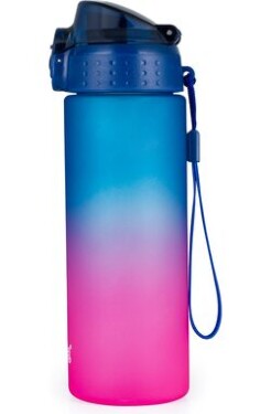 OXYBAG Fľaša na pitie OXY Click 600 ml OXY Ombre Purple-Blue (159137)