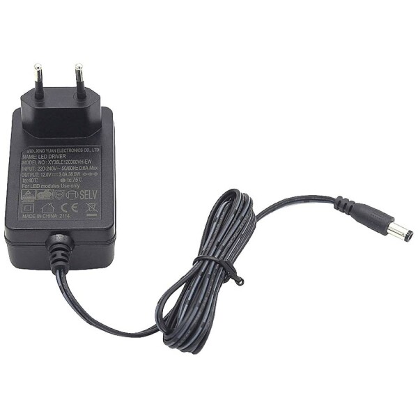Dehner Elektronik XY 36LE-2401500VH-EW napájací zdroj pre LED, LED driver konštantné napätie 36 W 1.5 A 24 V/DC ochrana proti prepätiu, prepätia; XY 36LE-2401500VH-EW