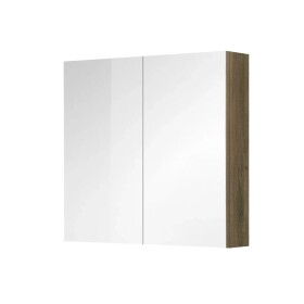 Mereo Aira, kúpeľňová galerka 80 cm, zrkadlová skrinka, dub Halifax CN717GH