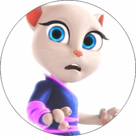Jedlý papier Talking Angela 19,5 cm - Pictu Hap - Pictu Hap