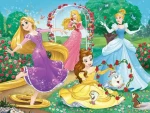 Trefl - Puzzle - Disney princeznej: Byť princeznou
