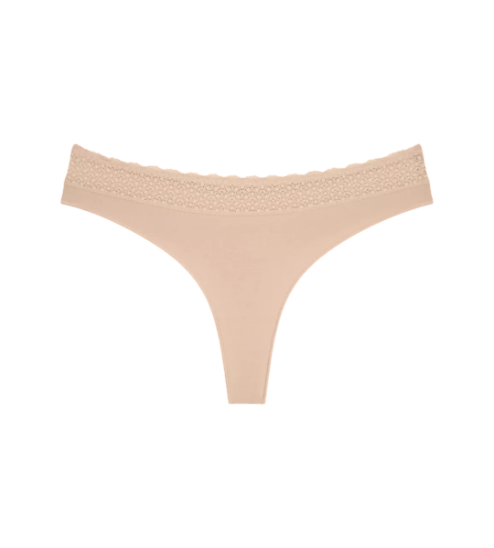 Dámske tangá Feel of Modal String 3P - YELLOW - béžová 0026 - TRIUMPH YELLOW L