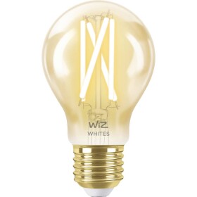 WiZ 8718699787219 LED En.trieda 2021 F (A - G) E27 7 W = 50 W jantár, teplá biela až neutrálna biela ovládanie cez mobilnú aplikáciu 1 ks; 8718699787219