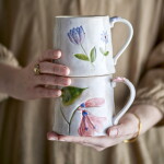 Bloomingville Hrnček Camilla Multi 430 ml Ružový