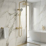 REA - Sprchová sada bez výtoku s termostatom Lungo Gold REA-P6732