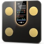 RunStar 4E SmartView Lite zlato-čierna / Osobná váha / Bluetooth / 4 senzory / do 180 kg (FG2016LB-B)
