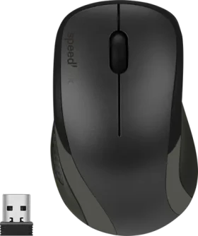 KAPPA Mouse - Wireless čierna / bezdrôtová myš / optická / 1200 DPI / 3 tlačidlá / 2.4GHz (SL-630011-BK)