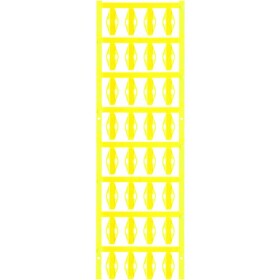 Weidmüller 1852360000 SFX 10/23 NE GE V2 značenie káblov Druh montáže: káblové spony Potlačiteľná plocha: 5 x 23.50 mm žltá Počet markerov: 160 160 ks; 1852360000