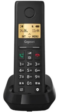 Gigaset Pure 200 čierna / Bezdrôtový telefón pevnej linky / 1.5 "displej (S30852-H3106-R601)