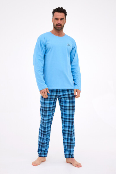 PÁNSKE PYŽAMO DR 124/310 READY Modrá XL