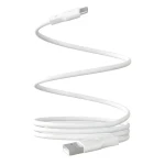 Puro Magnetic biela / Magnetický kábel / USB-A - USB-C / 10 W / 1 m