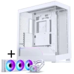 PHANTEKS NV5 MK2 + Glacier One 360M25 Gen2 biela / Sada skriňa ATX + AIO vodný chladič / Tempered Glass / 360mm / DRGB (GABU-517)