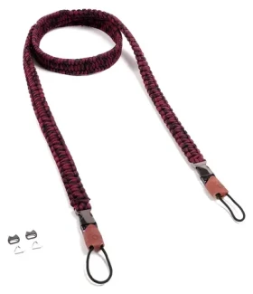 C-ROPE Traveler Red Dots / Popruh na fotoaparát / Paracord / 140 cm / nosnosť 40 kg (CRP-TRL-140-BLR)