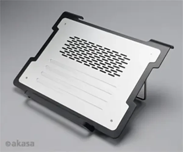 Akasa AK-NBCH-30AL chladiaca podložka pre 15.6" notebook / 5 stupňov nastavenia sklonu / USB / strieborná (AK-NBCH-30AL)