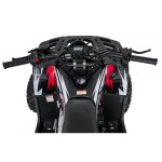 Mamido Detská benzínová štvorkolka RamiGO MONSTER 200CC čierno-červená
