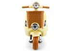 Mamido Detský elektrický skúter Vespa 2x35W béžový