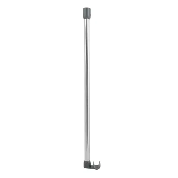 MSV držiak tyče na sprchový záves ALU chrómovaný / Držiak / Hliník / 60 cm
