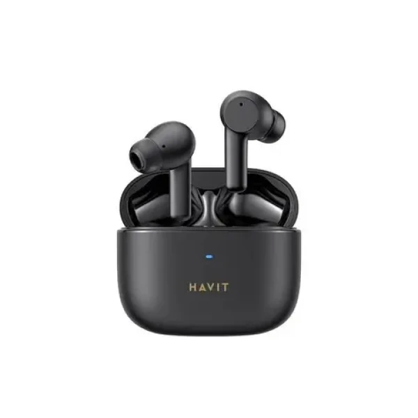 Havit TW958 Pre čierna / Bezdrôtové slúchadlá do uší / ANC / IPX4 / Bluetooth 5.3 / nabíjacie púzdro (TW958 PRO)