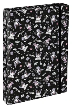 BAAGL Dosky na školské zošity A4 Jumbo Kuromi Black / Školské dosky / A4 / 23 × 32 × 4 cm