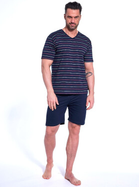 Cornette 330/49 cr/r M-2XL pánske pyžamo tmavě modrá XXL