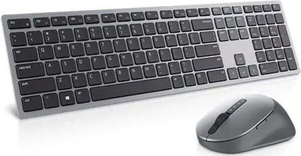 Dell Dell | Premier Multi-Device Klaviatūra ir pelė | KM7321W | Klaviatūra ir pelė | Wireless | Batteries included | EN/LT | Titan pilkas | Belaidė jungtis