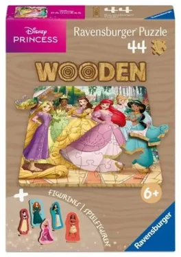 Ravensburger Drevené puzzle Disney Princezné