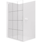 CERANO - Sprchová zástena Walk-in Crystal Ľ/P - 8 mm - bezvzperový systém - biela matná, industriálne sklo - 150x200 CER-8050BD6683