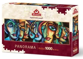 ART PUZZLE 4446 Panoramatické puzzle Tváre