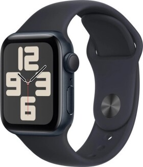 Apple Watch SE GPS 40mm Midnight Alu Sport M/L Čierny (MXE93QN/A)