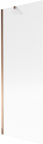 MEXEN/S - Next vaňová zástena FIX 70 x 150, prúžky, ružové zlato 895-070-000-00-09-60