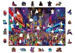 Wooden City Drevené puzzle Silvester 2v1
