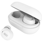 QCY T27 biela / Bezdrôtové slúchadlá / mikrofón / Bluetooth 5.3 / IPX4 / s dobíjacím boxom (T27 white)